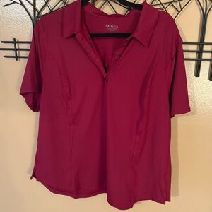 Athleta plus size athletic polo shirt size 1X
